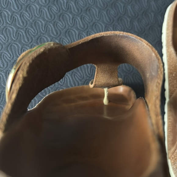 Birkenstock Gizah Big Buckle Oil Rubbed Cognac Brown Leather 37 - Picture 7 of 10